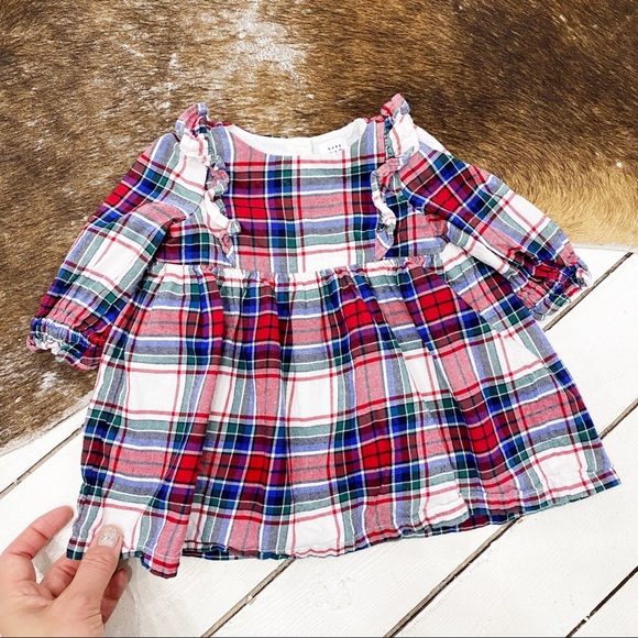 3-6 months GAP sweet plaid baby dress. - Picture 1 of 6